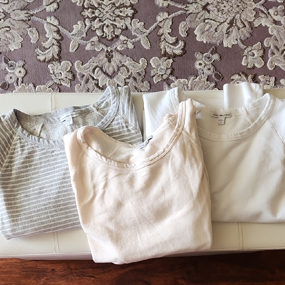 James Perse Sweatshirts - Lot Of Three